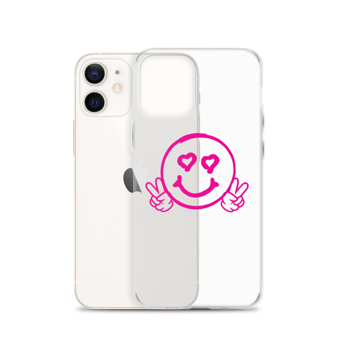 Women's Smiley Face Clear Case for iPhone®