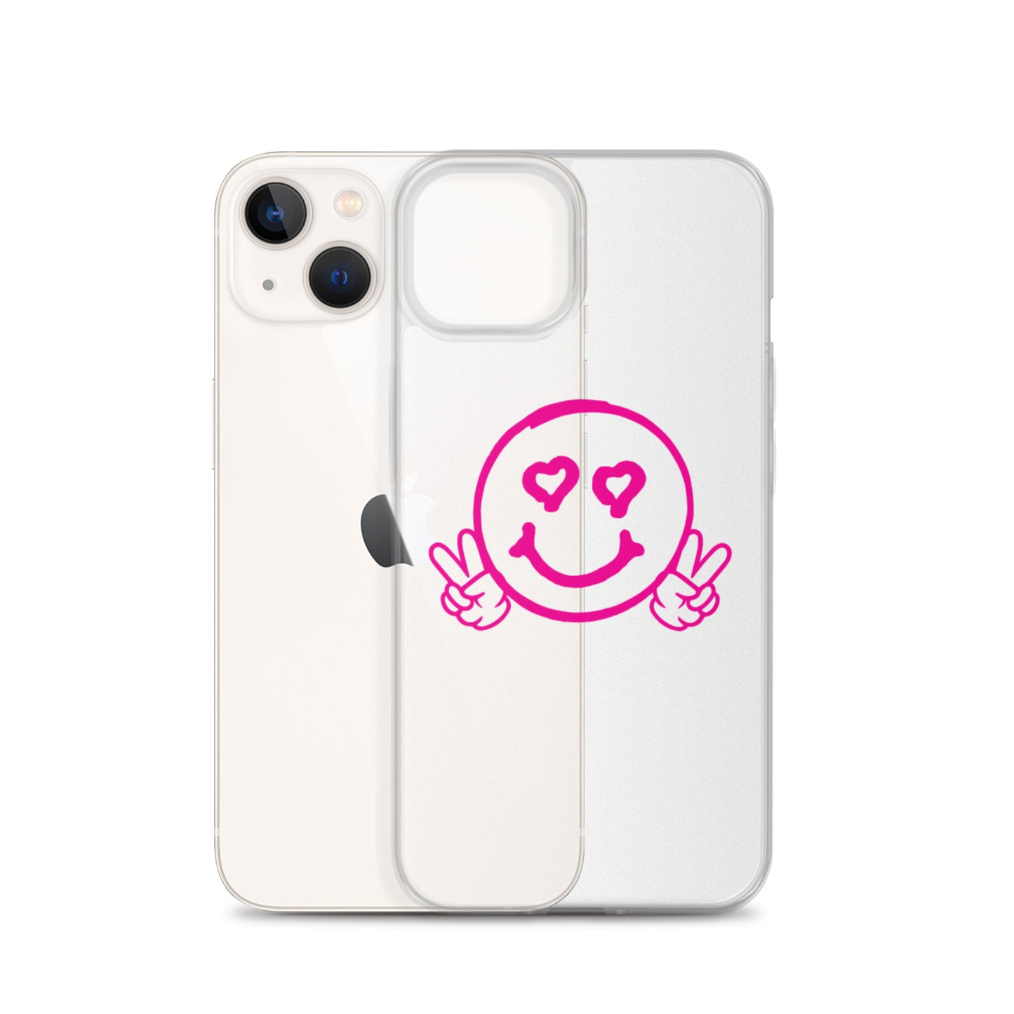 Women's Smiley Face Clear Case for iPhone®