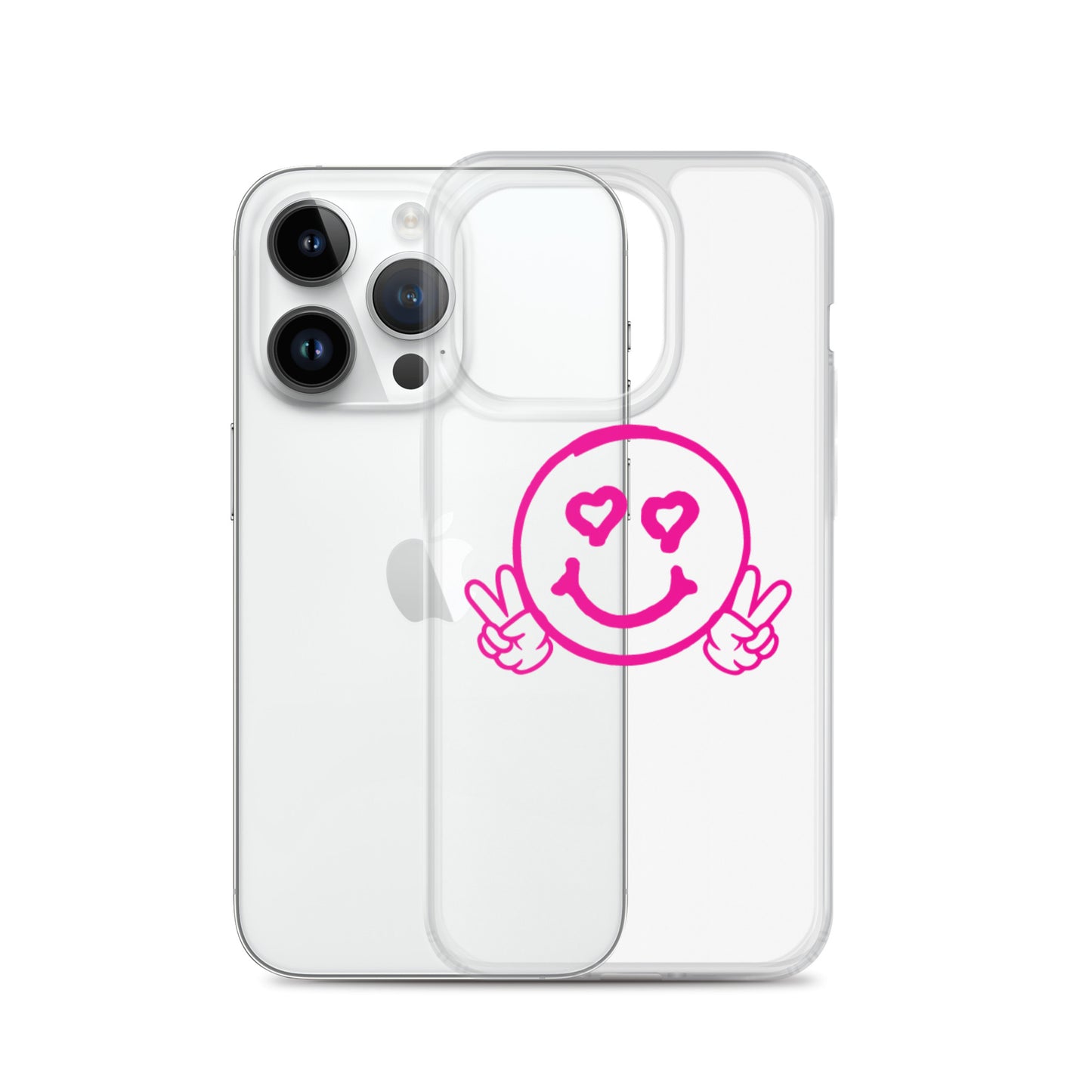 Women's Smiley Face Clear Case for iPhone®