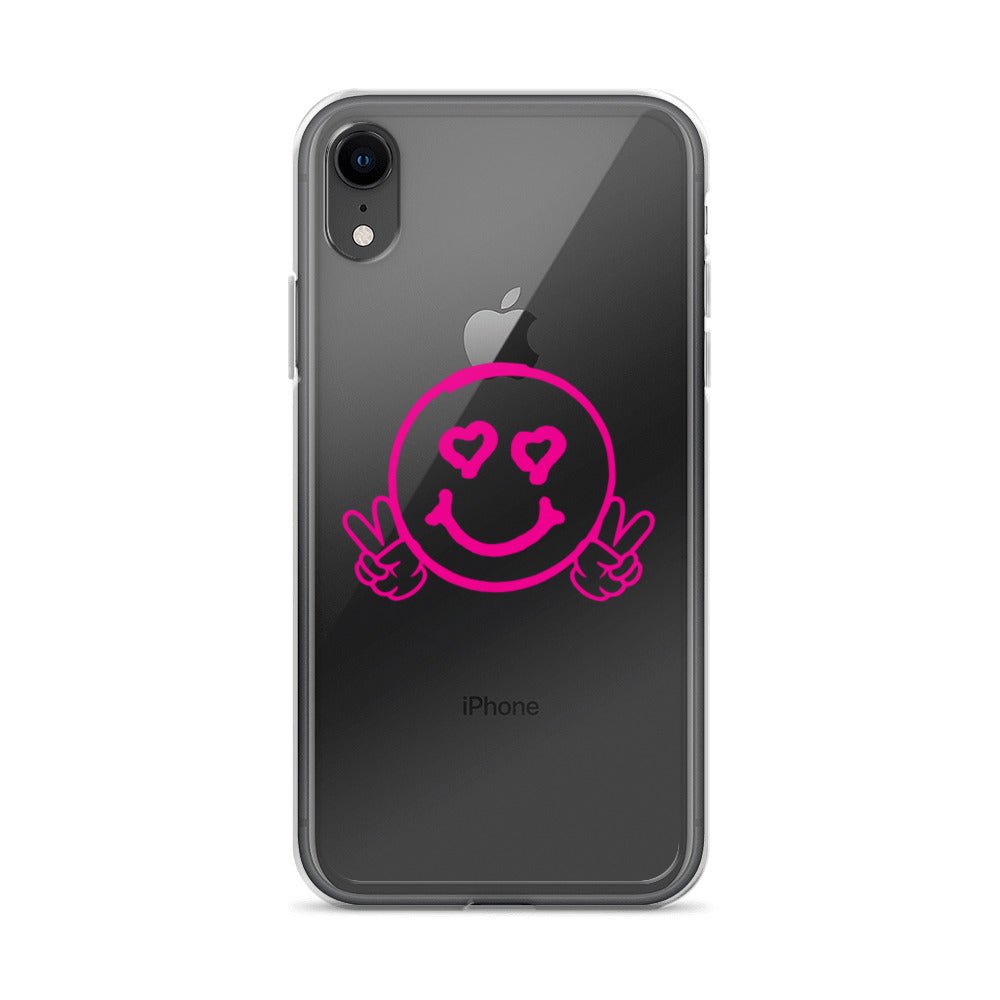 Women's Smiley Face Clear Case for iPhone®