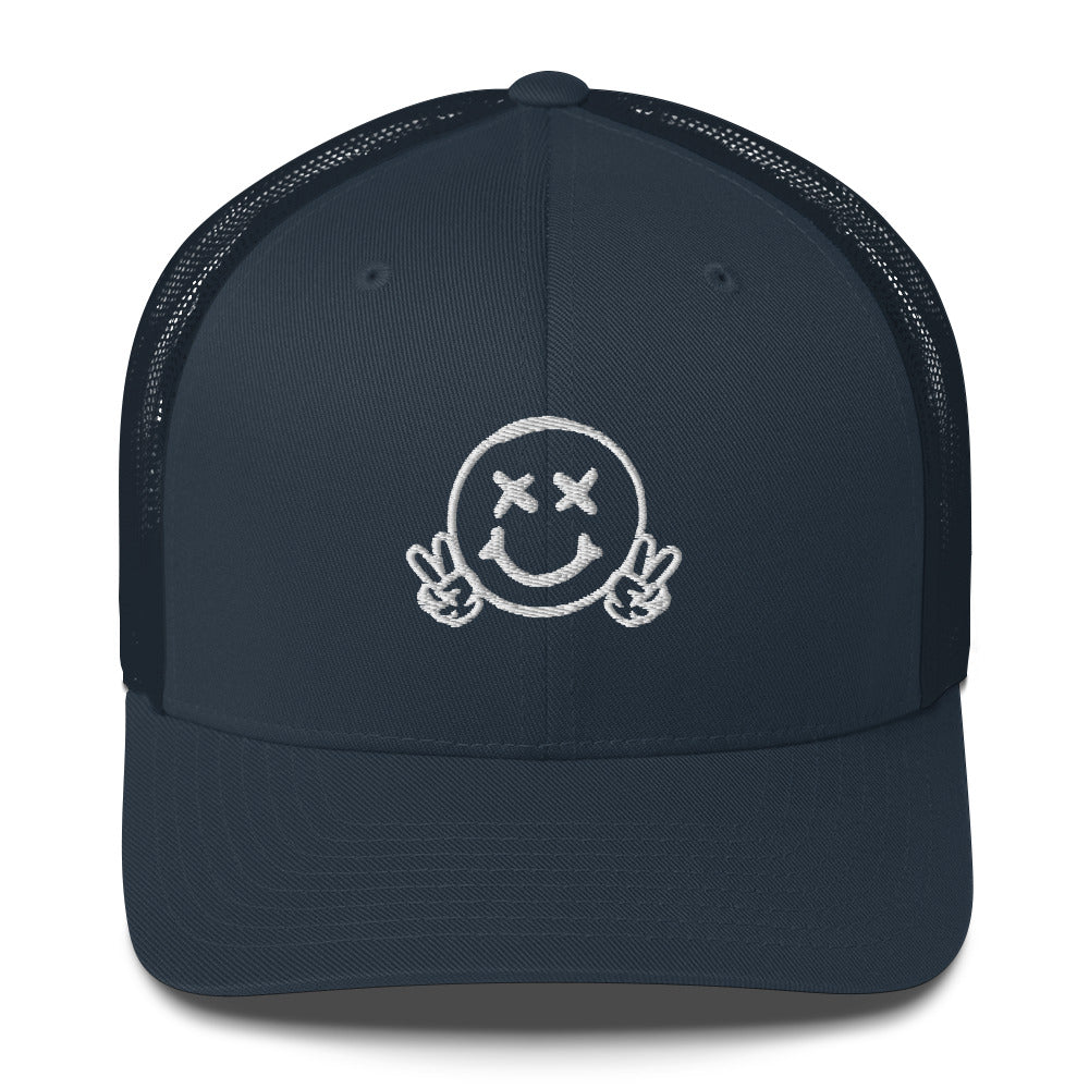 Men's Smiley Face (X) Trucker Cap