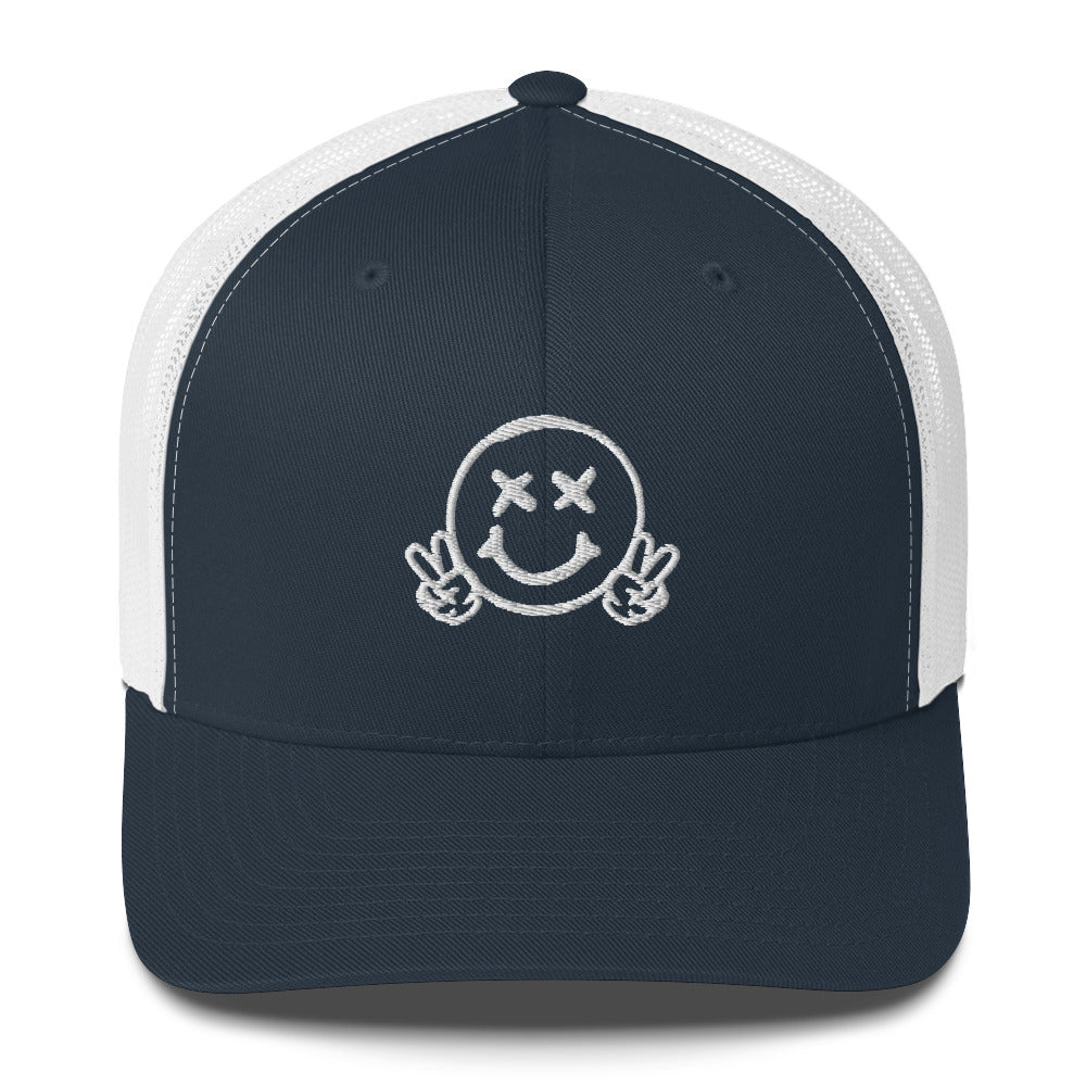 Men's Smiley Face (X) Trucker Cap