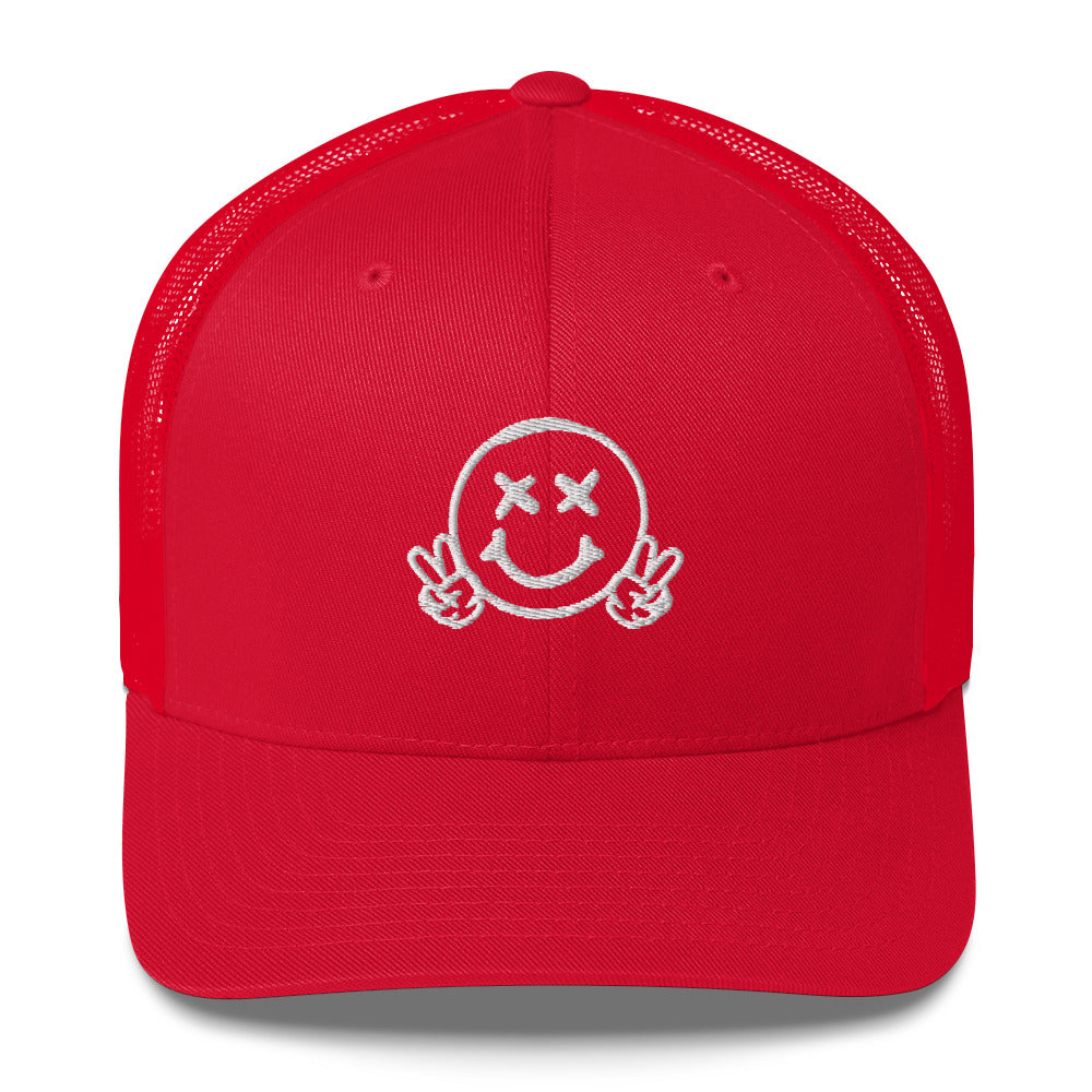 Men's Smiley Face (X) Trucker Cap