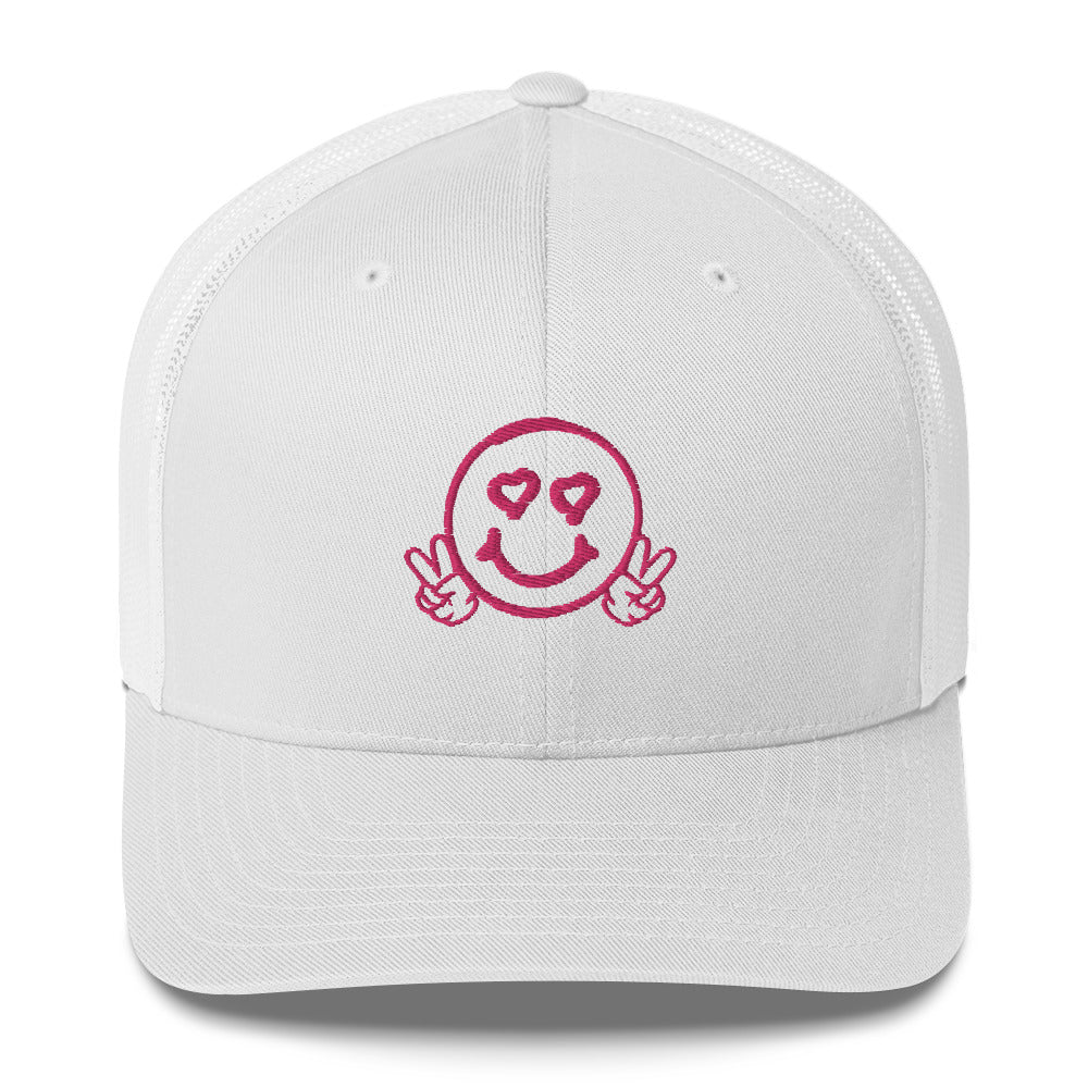 Women's Smiley Face Trucker Cap