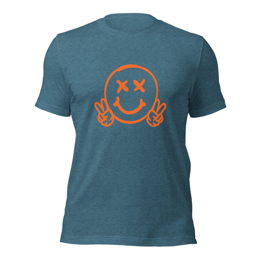 Men's Smiley Face t-shirt with "Have A Good Day" on back
