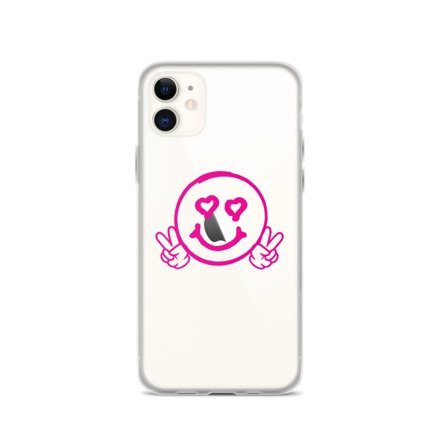 Women's Smiley Face Clear Case for iPhone®