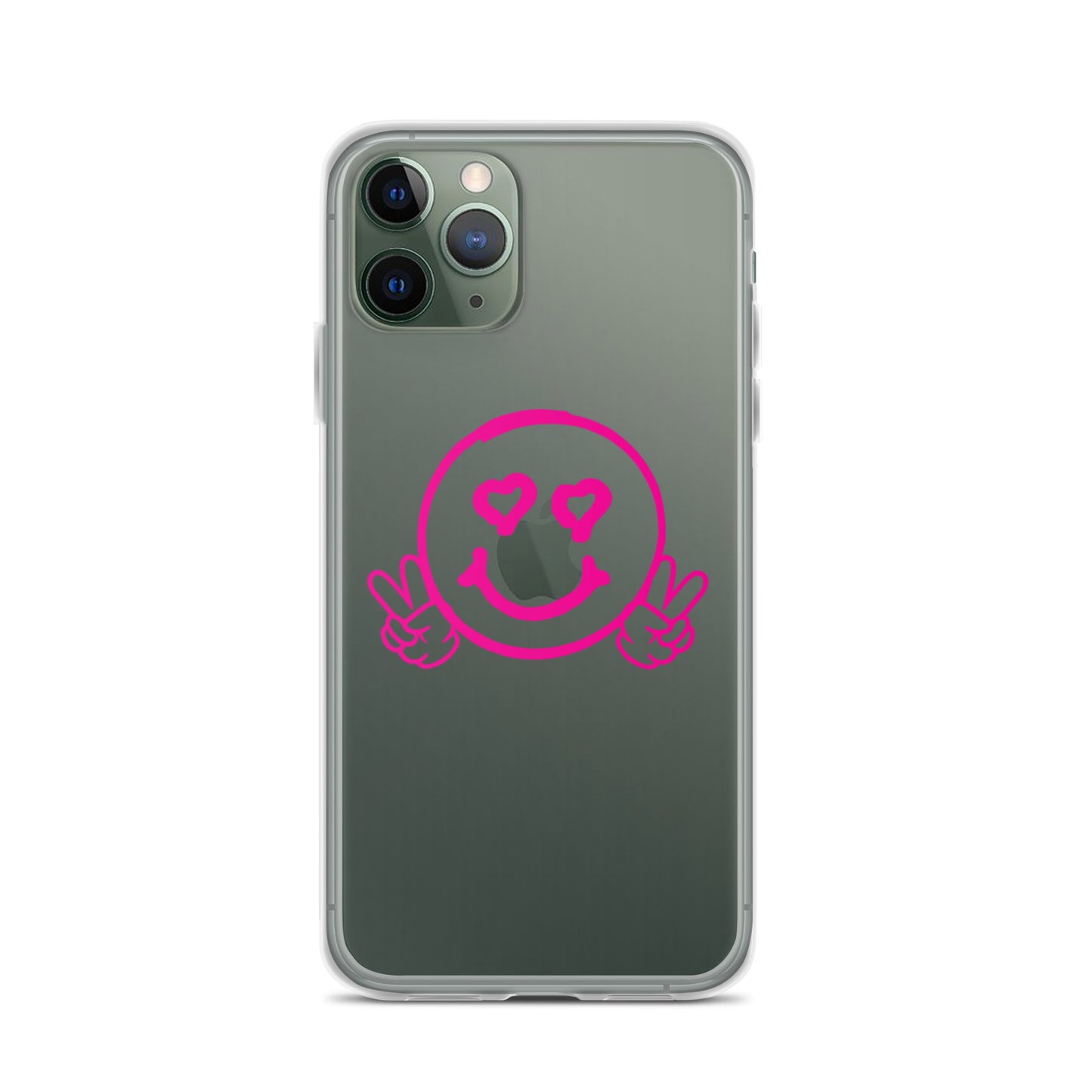 Women's Smiley Face Clear Case for iPhone®