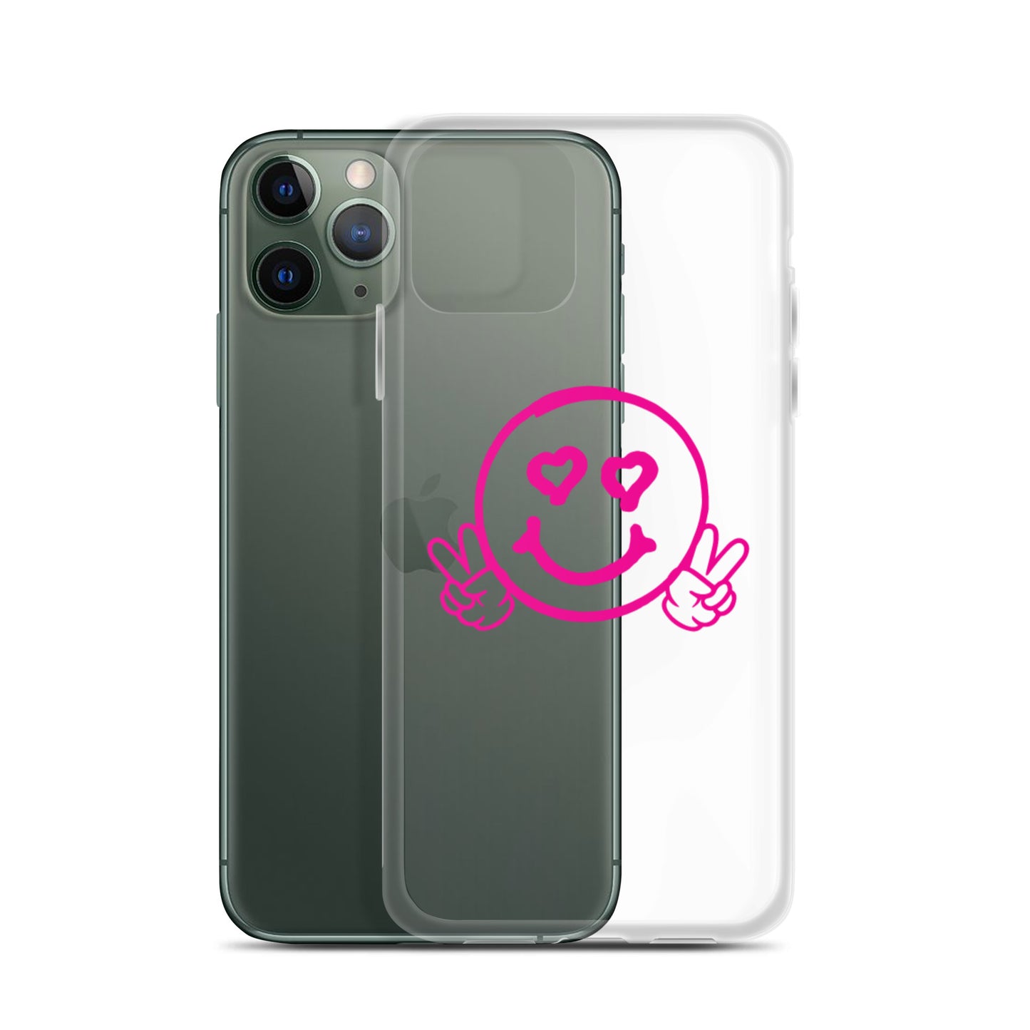 Women's Smiley Face Clear Case for iPhone®