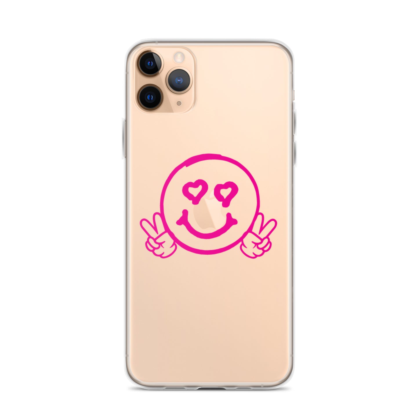 Women's Smiley Face Clear Case for iPhone®