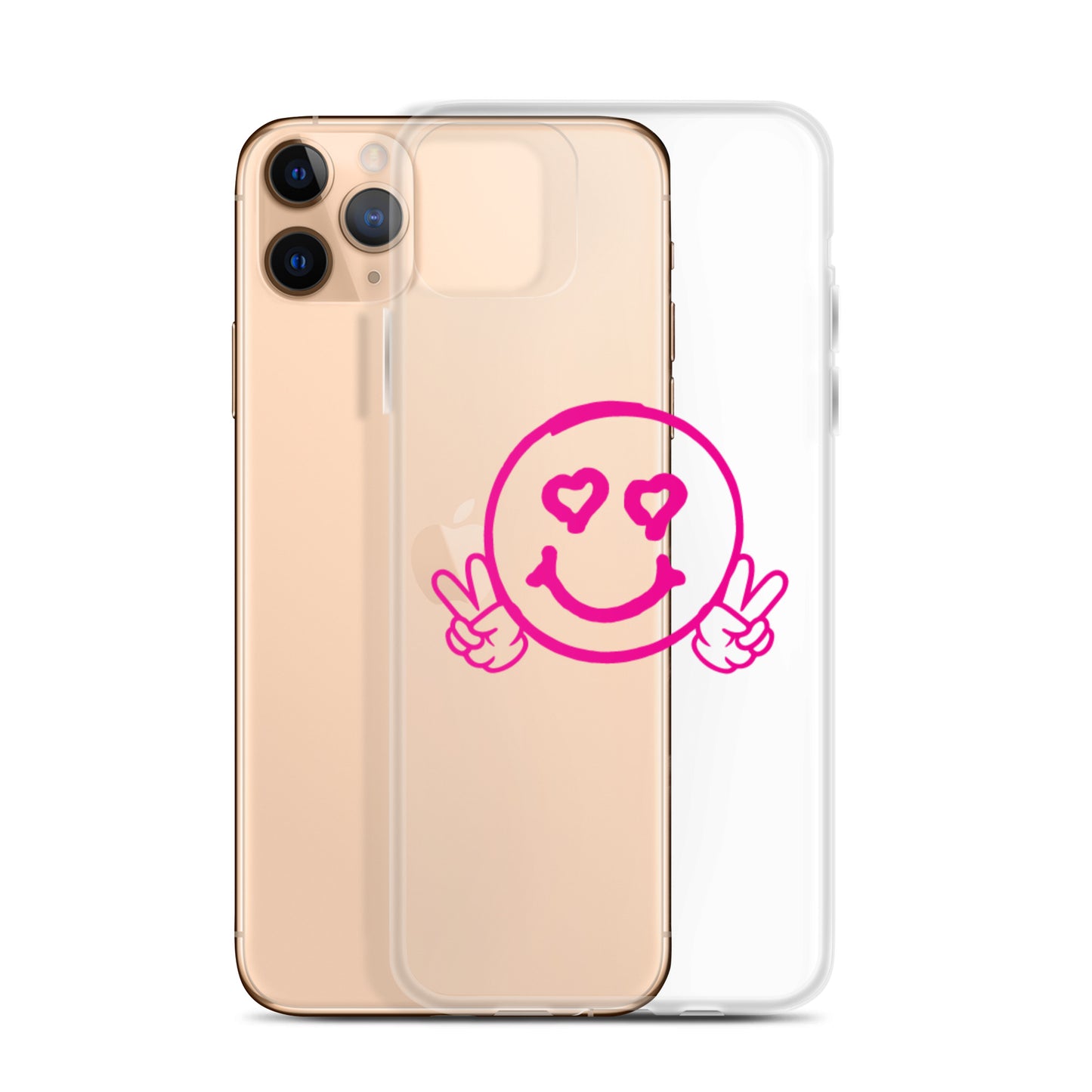 Women's Smiley Face Clear Case for iPhone®