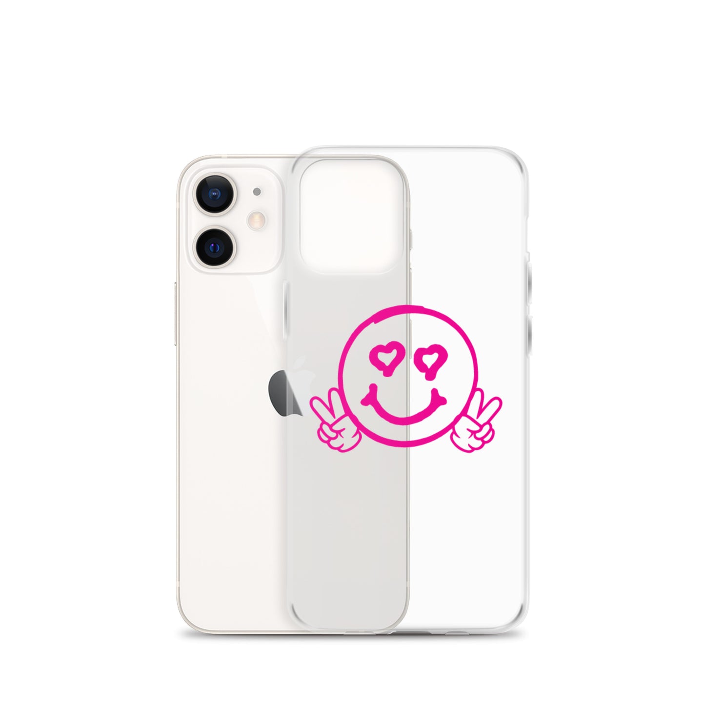 Women's Smiley Face Clear Case for iPhone®