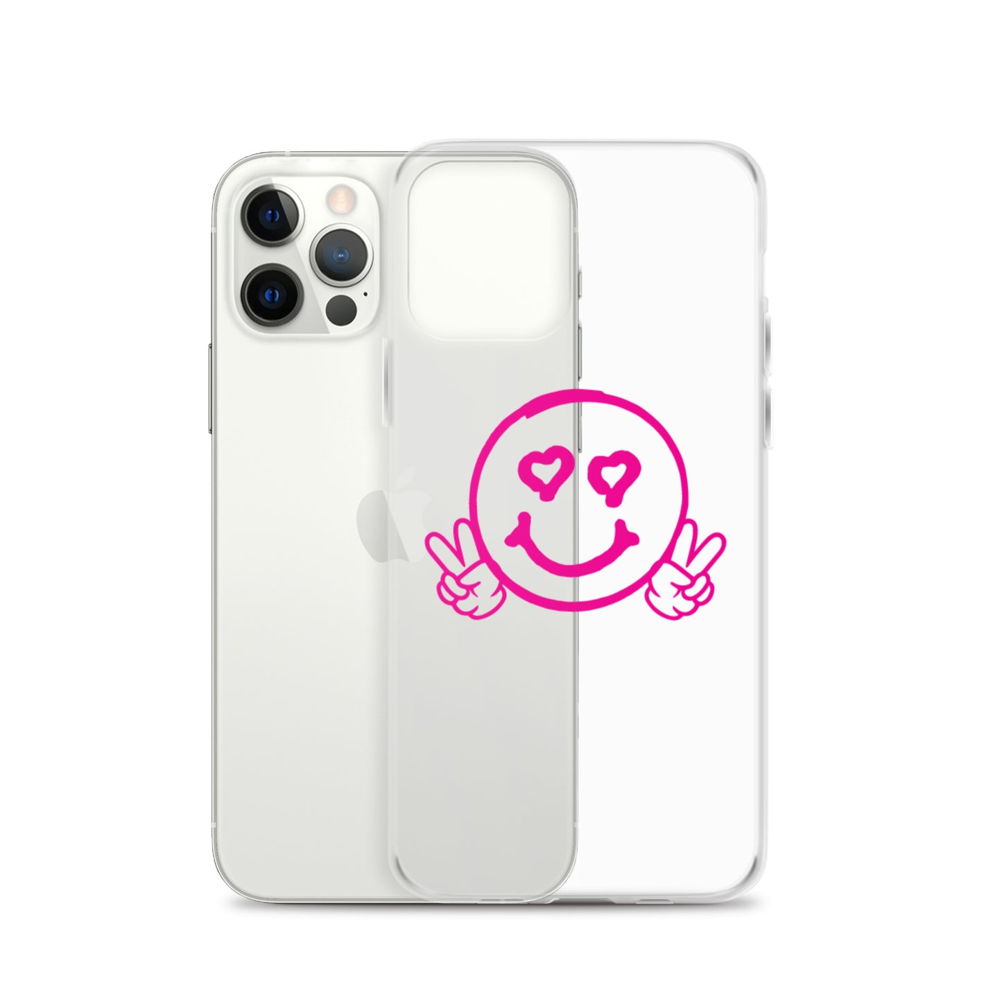 Women's Smiley Face Clear Case for iPhone®