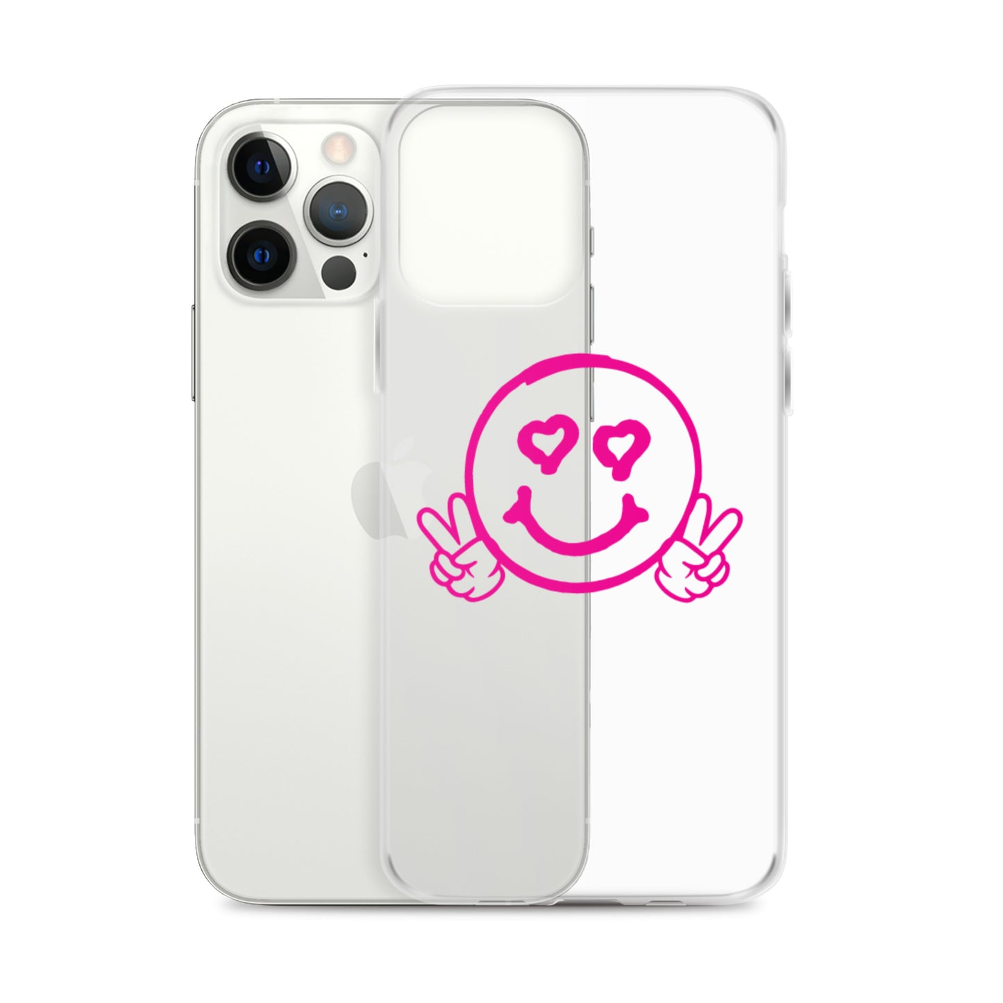 Women's Smiley Face Clear Case for iPhone®