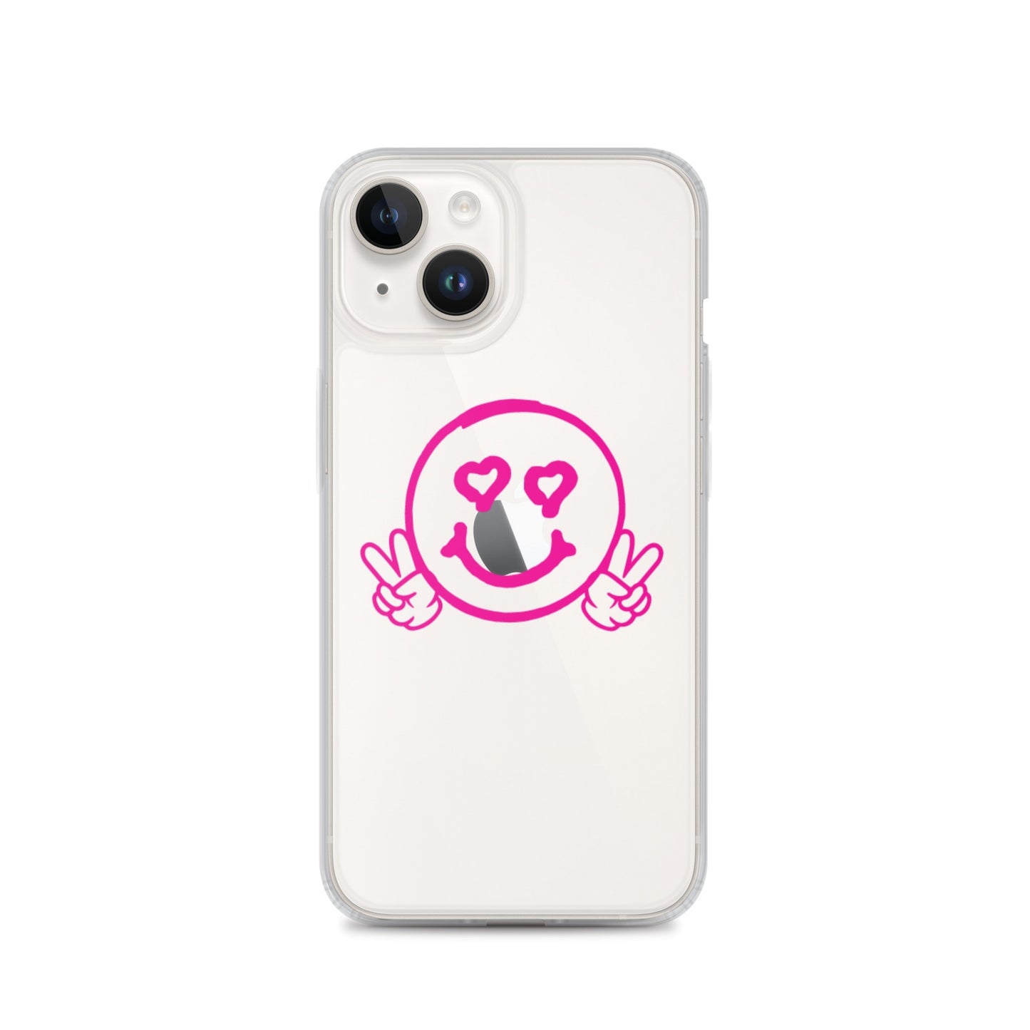 Women's Smiley Face Clear Case for iPhone®