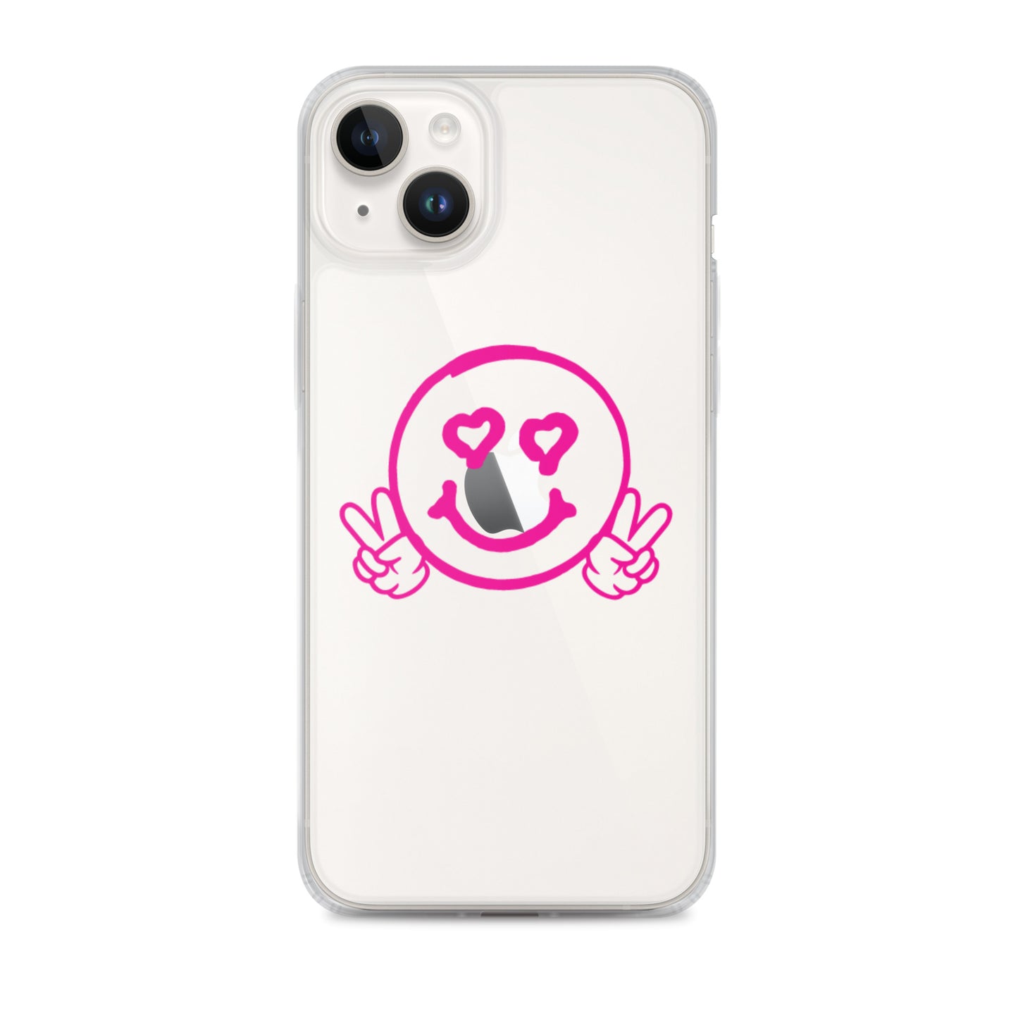 Women's Smiley Face Clear Case for iPhone®