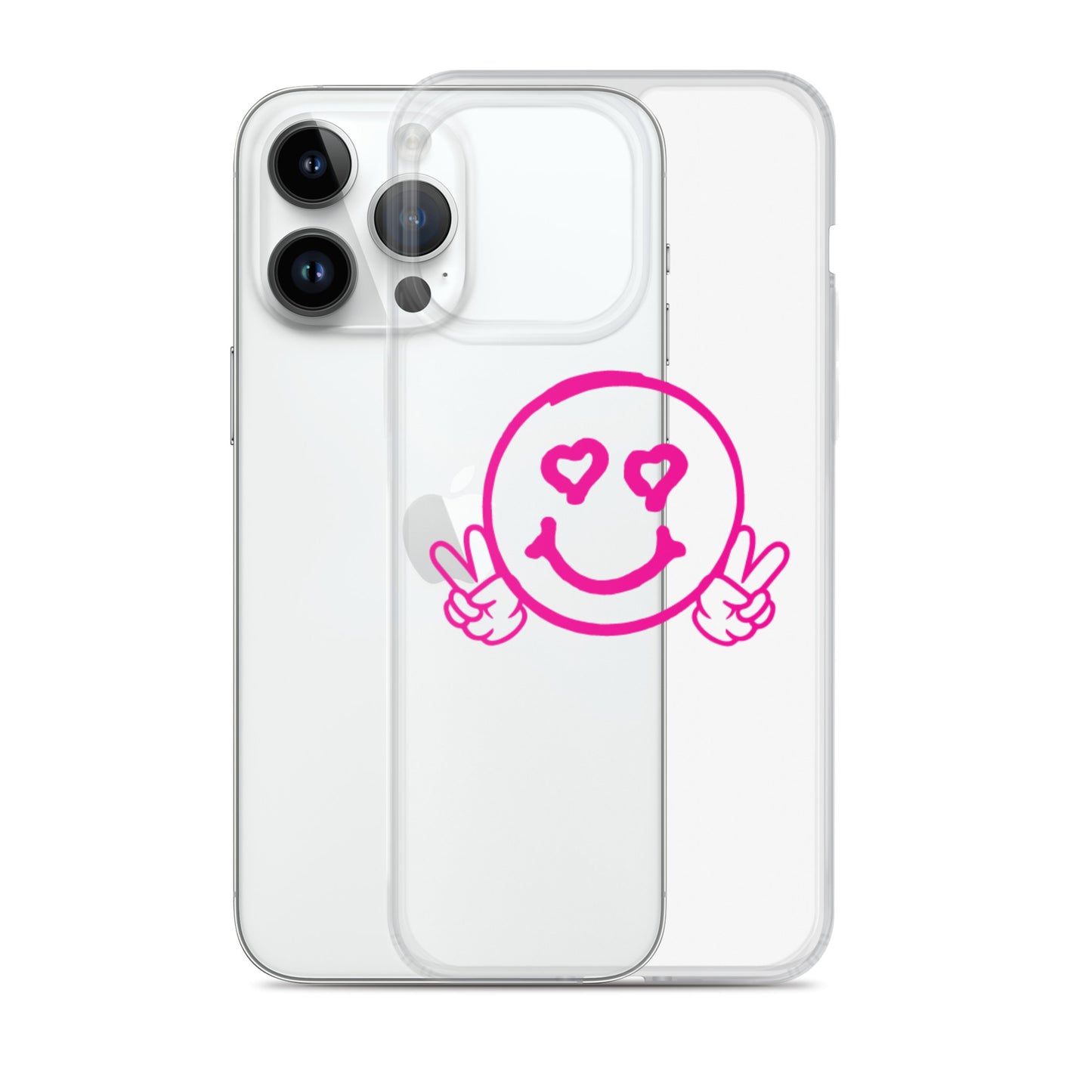 Women's Smiley Face Clear Case for iPhone®