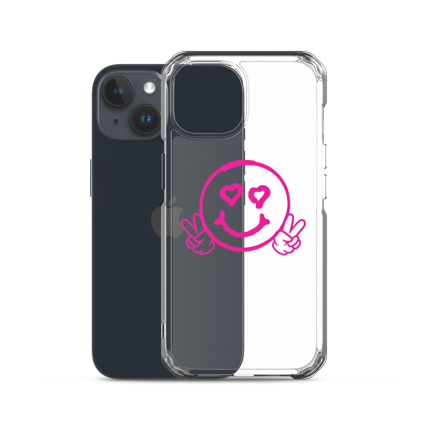 Women's Smiley Face Clear Case for iPhone®