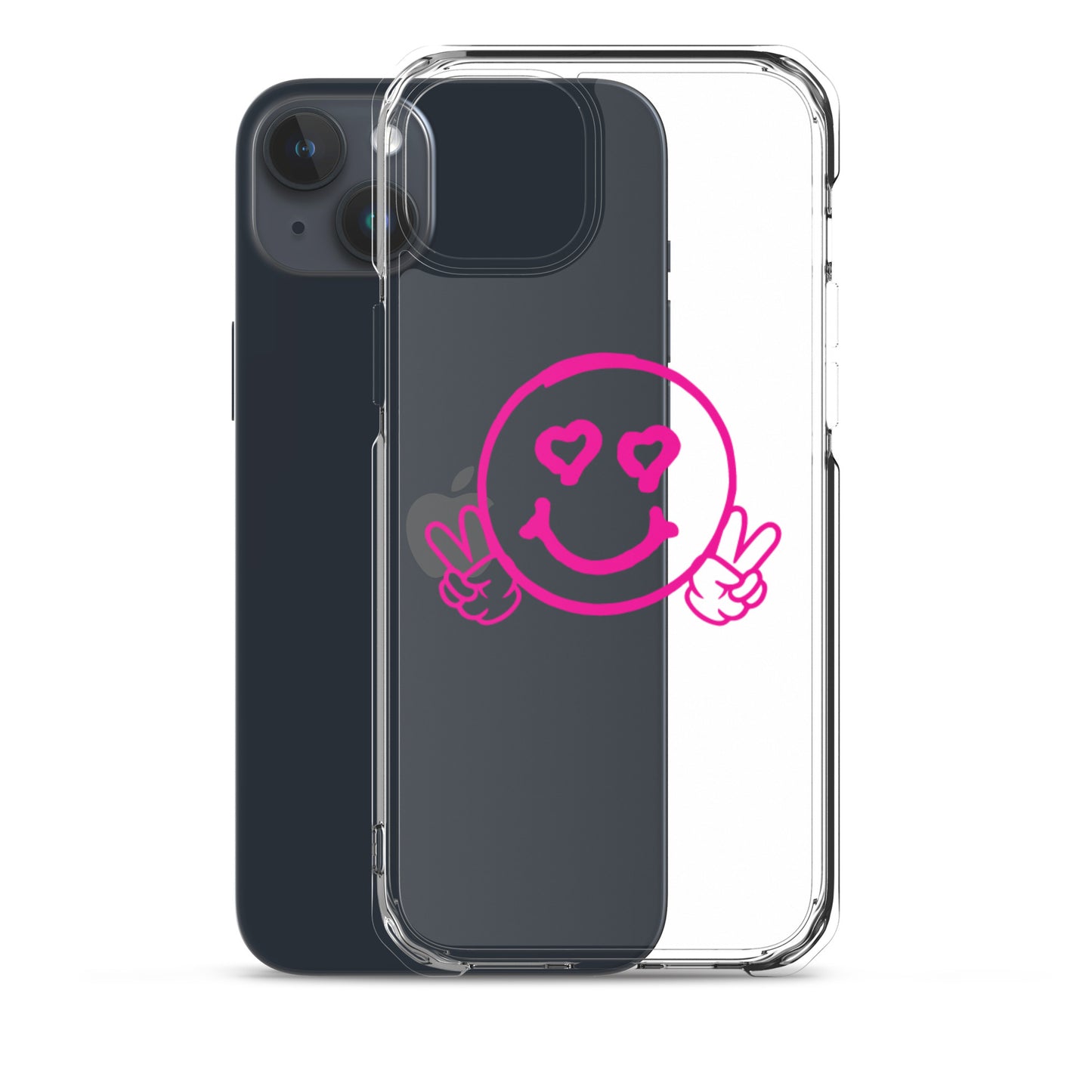 Women's Smiley Face Clear Case for iPhone®