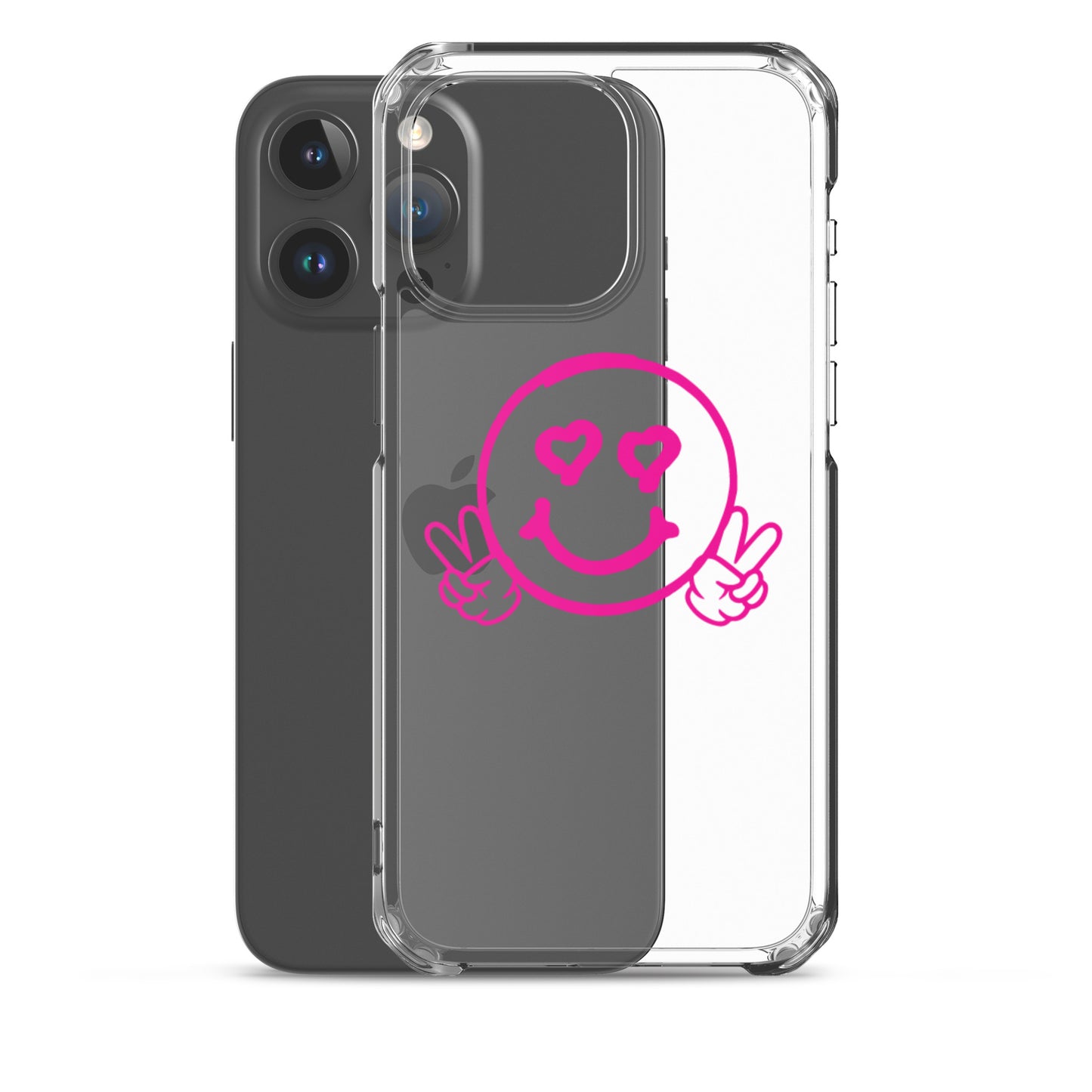 Women's Smiley Face Clear Case for iPhone®