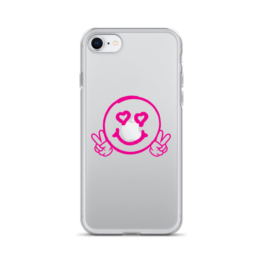 Women's Smiley Face Clear Case for iPhone®