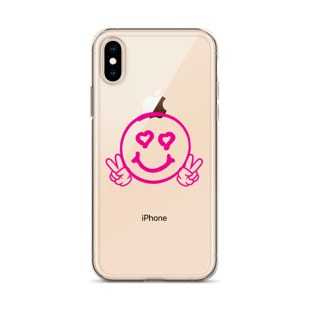 Women's Smiley Face Clear Case for iPhone®