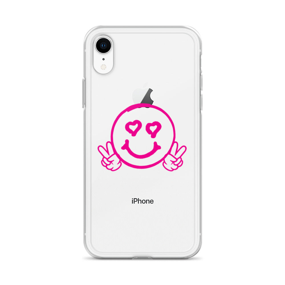 Women's Smiley Face Clear Case for iPhone®