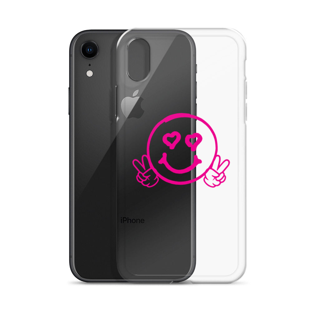 Women's Smiley Face Clear Case for iPhone®