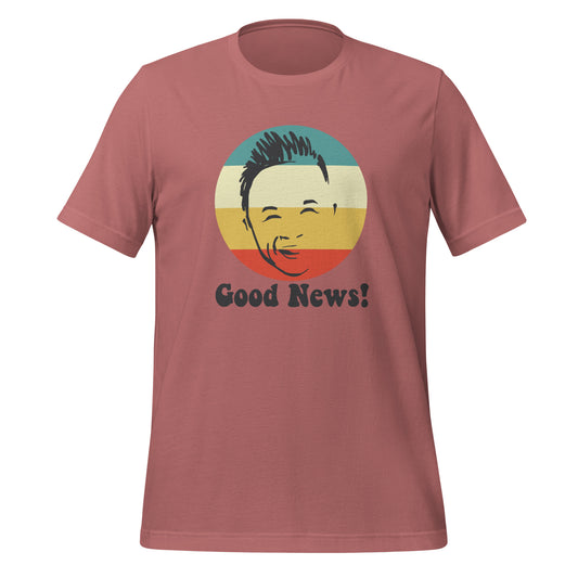 Jack Jack "Good News!" Unisex t-shirt (Light Fabric Options)