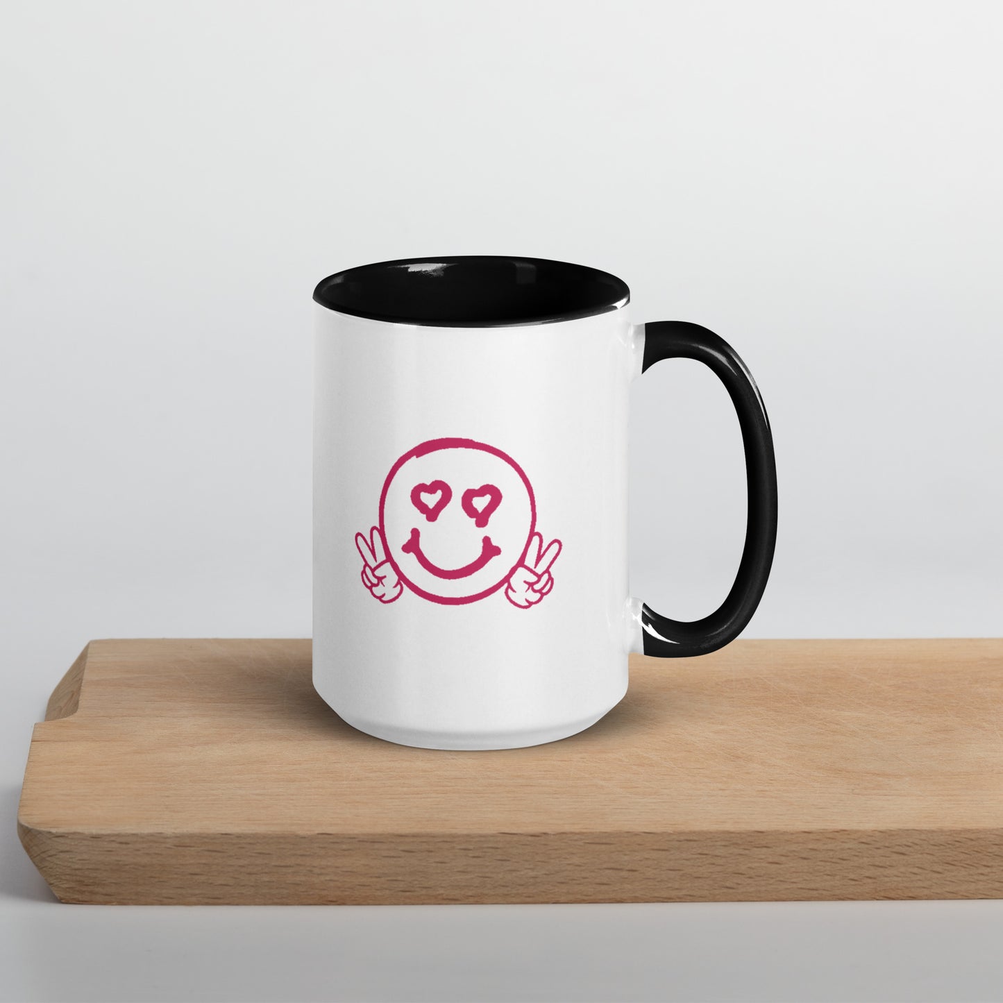 I Love You More Mug with Color Inside