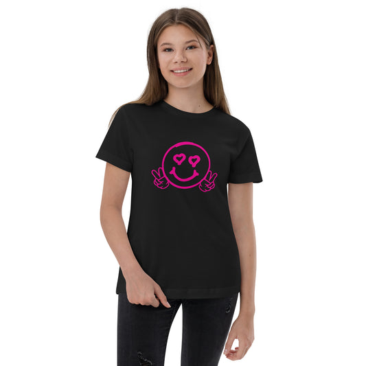 Youth Smiley Face jersey t-shirt
