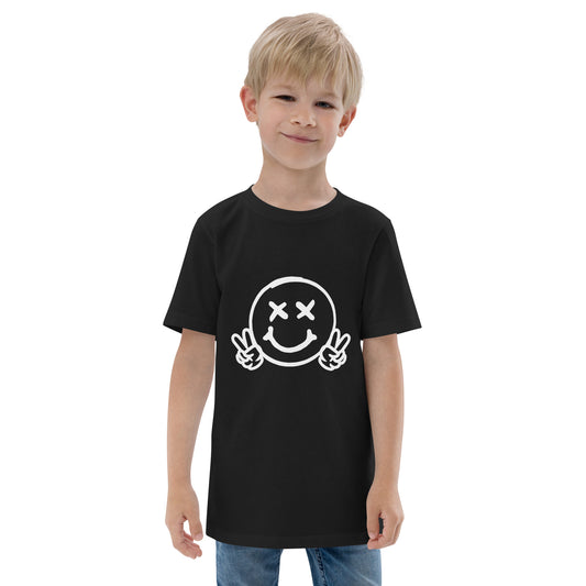 Youth Boy's Smiley jersey t-shirt