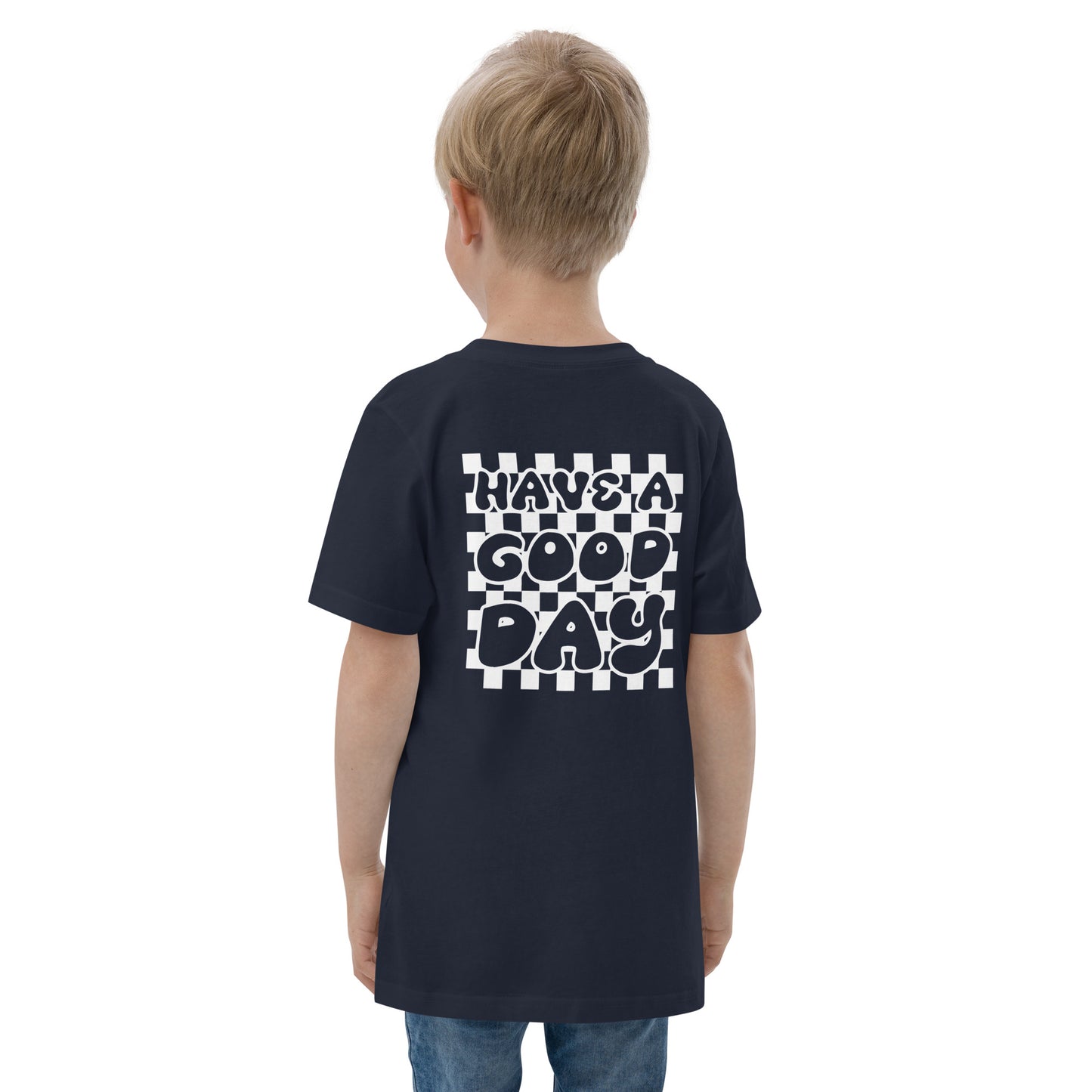 Youth Boy's Smiley jersey t-shirt