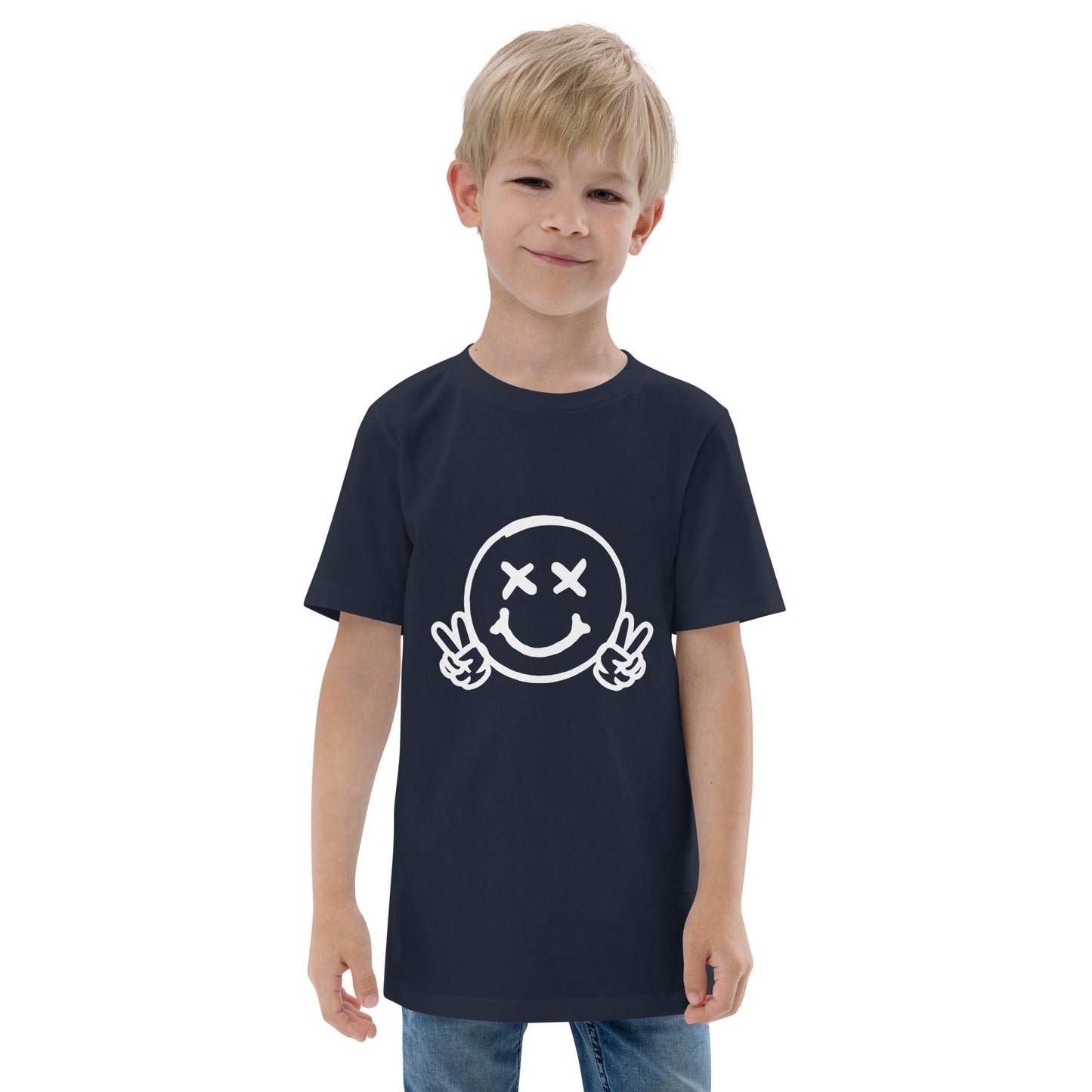 Youth Boy's Smiley jersey t-shirt