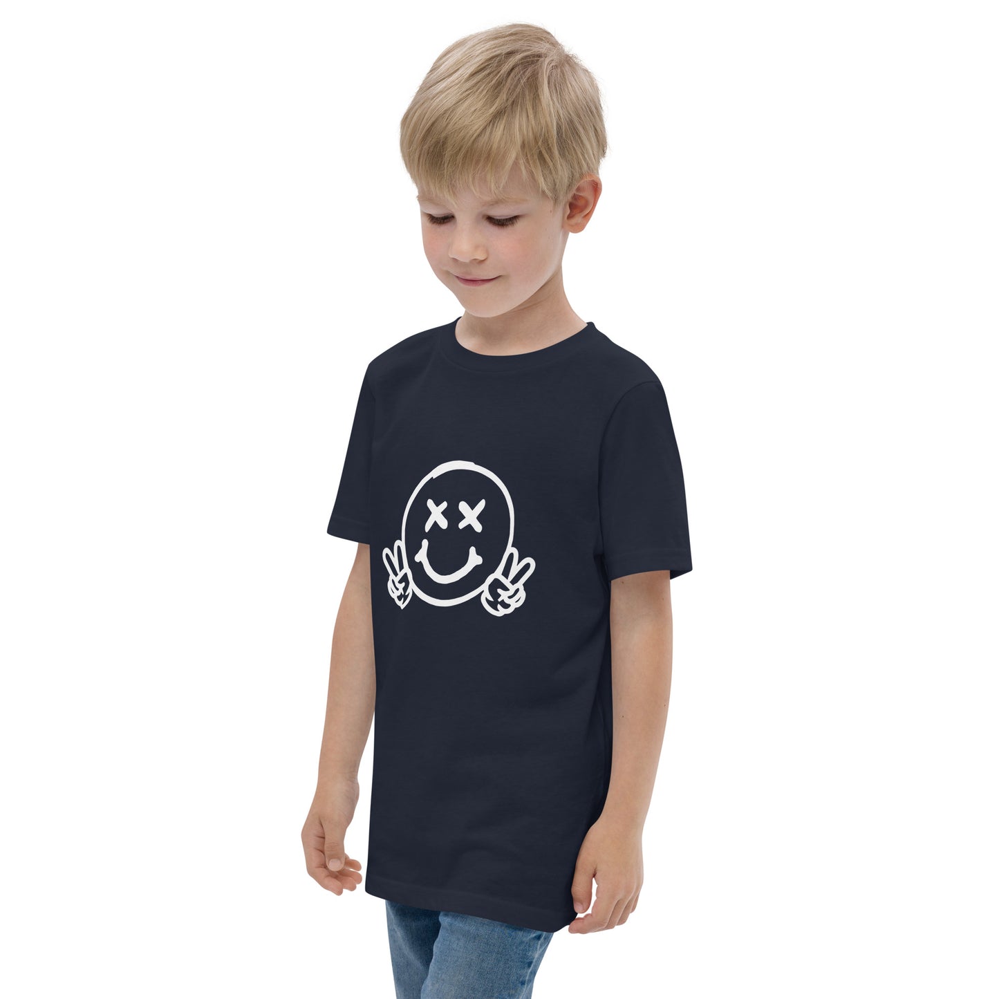 Youth Boy's Smiley jersey t-shirt