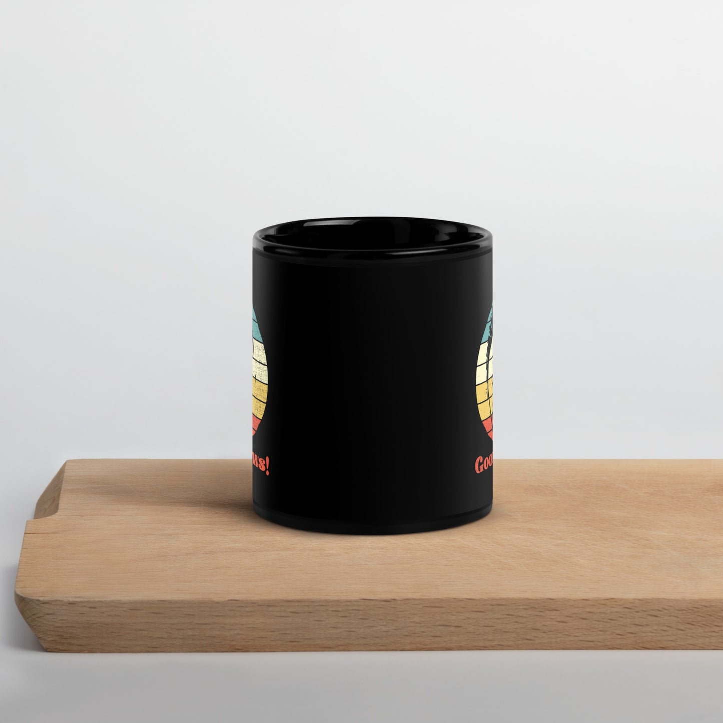 Jack Jack's "Good News" Black Glossy Mug